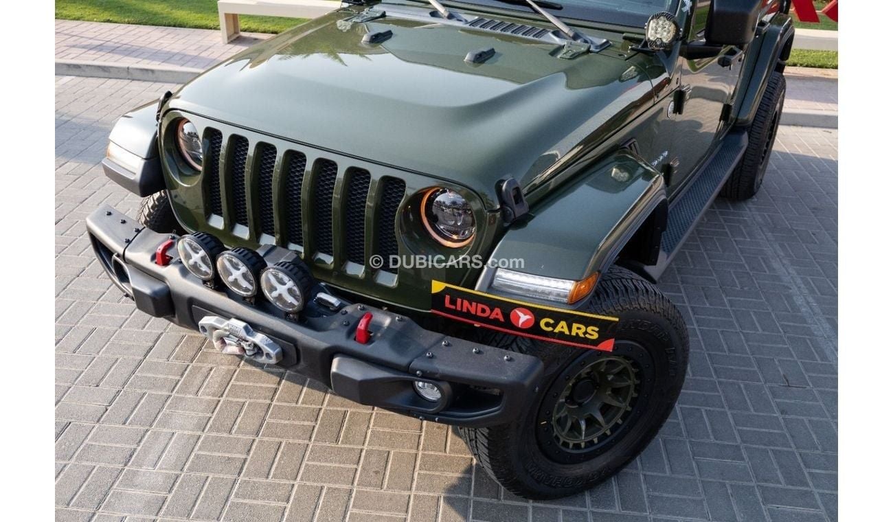 جيب رانجلر Unlimited Sahara 3.6L Jeep Wrangler Unlimited Sahara 2021 GCC under Warranty with Flexible Down-Paym