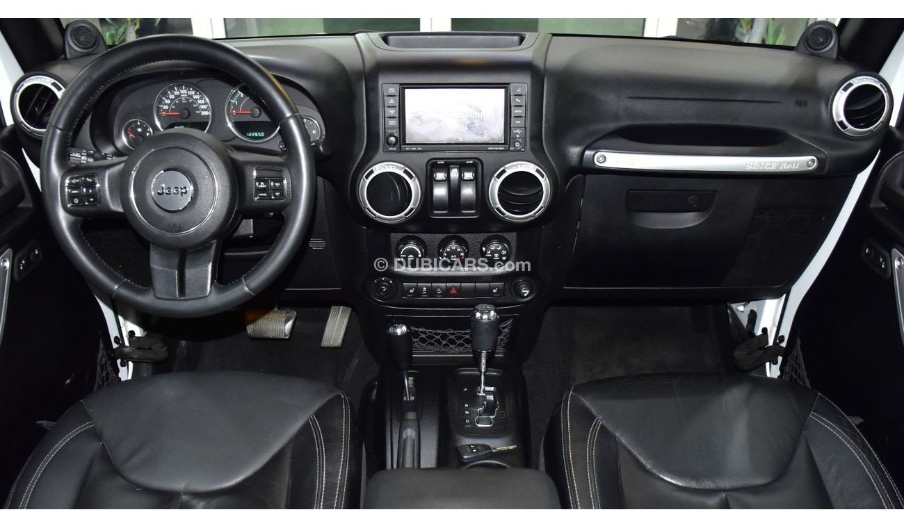 Jeep Wrangler EXCELLENT DEAL for our Jeep Wrangler Sahara ( 2014 Model ) in White Color GCC Specs