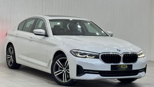 بي أم دبليو 520i Std 2.0L 2022 BMW 520i, Jan 2026 BMW Warranty + Service Pack, Low Kms, GCC