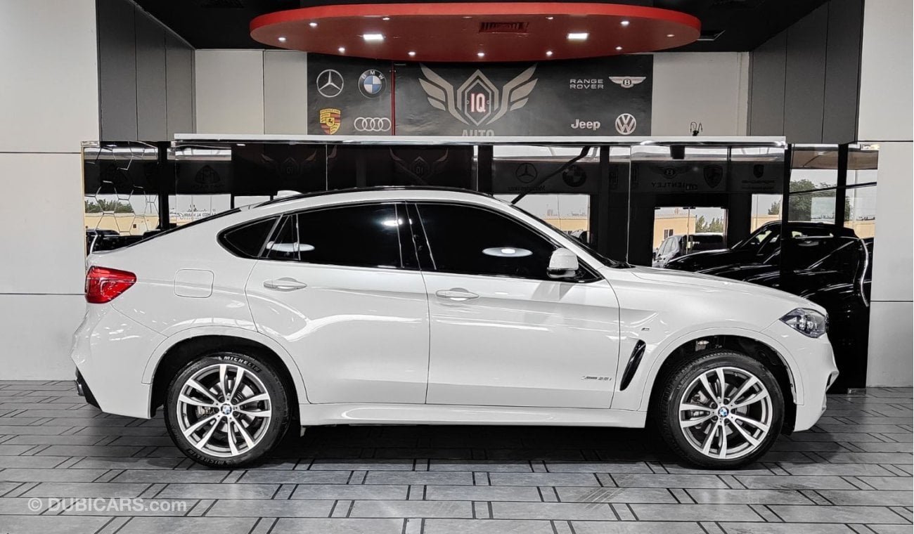 BMW X6 35i M Sport AED 1,400 P.M | 2017 BMW X6 M-SPORT | UNDER WARRANTY | GCC | 3.0L | SUNROOF