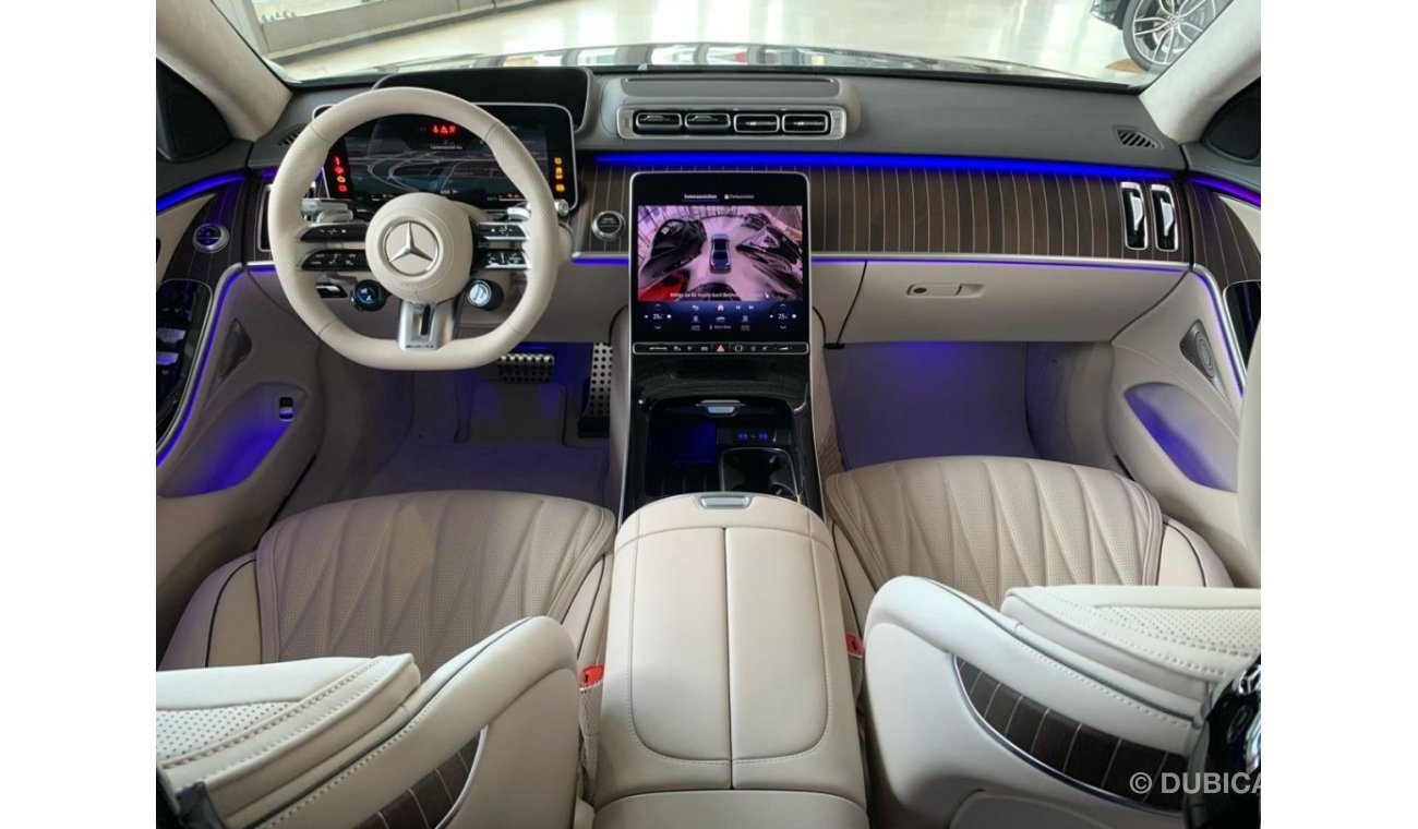 Mercedes-Benz S 63 AMG AMG(Night&Style,Trim)*AirSpring*R.Axle*360*3D*HUD*Panorama*Fridge *MBUX*Burmester(Driver,Cargo,Memor