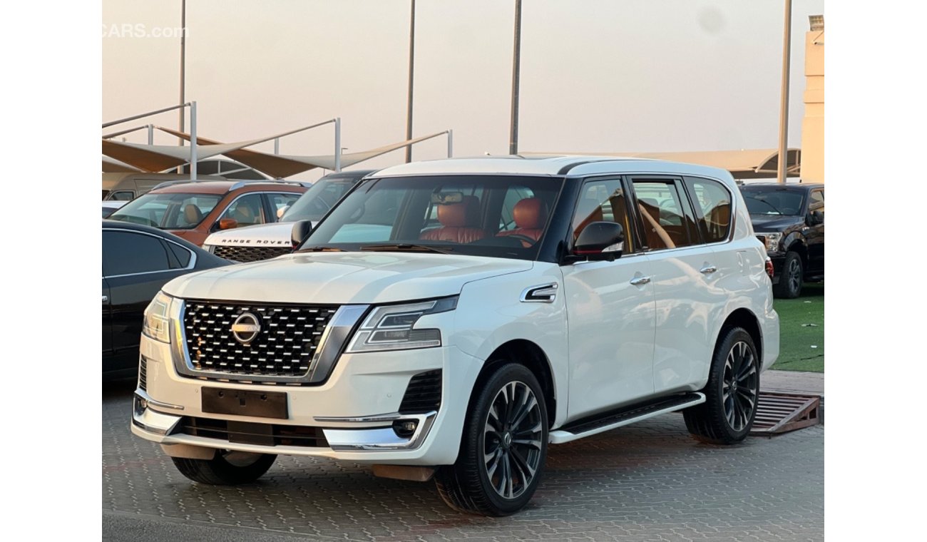 نيسان باترول Nissan petrol SE platinum V8 full option GCC model:2014 kit:2022 in good shape