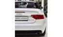 Audi A5 EXCELLENT DEAL for our Audi A5 35TFSi S-Line Convertible ( 2016 Model ) in White Color GCC Specs