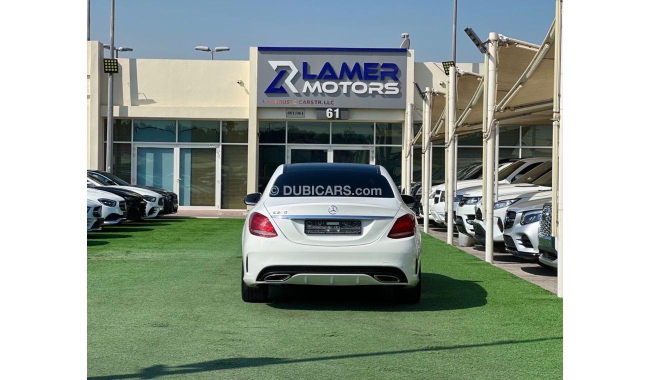 مرسيدس بنز C200 1500 Monthly payments / C200 2015 / GCC / FUll option / No any accidents