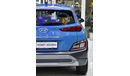 Hyundai Kona EXCELLENT DEAL for our Hyundai Kona 2.0L ( 2023 Model ) in Blue Color GCC Specs