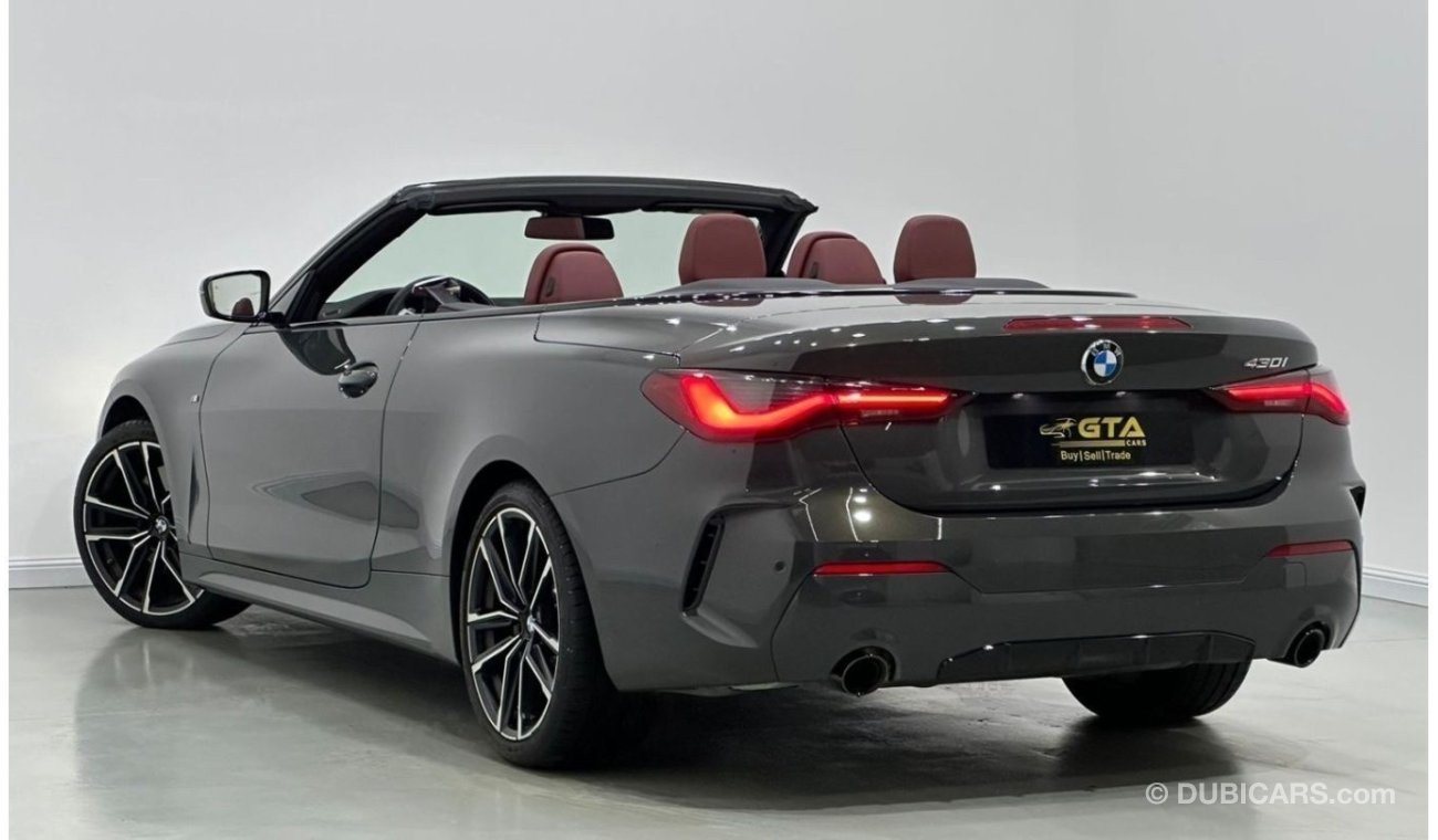 بي أم دبليو 430i M سبورت M سبورت 2022 BMW 430i M-Sport Convertible, Warranty, May 2027 BMW Service Pack, Low Kms, GCC