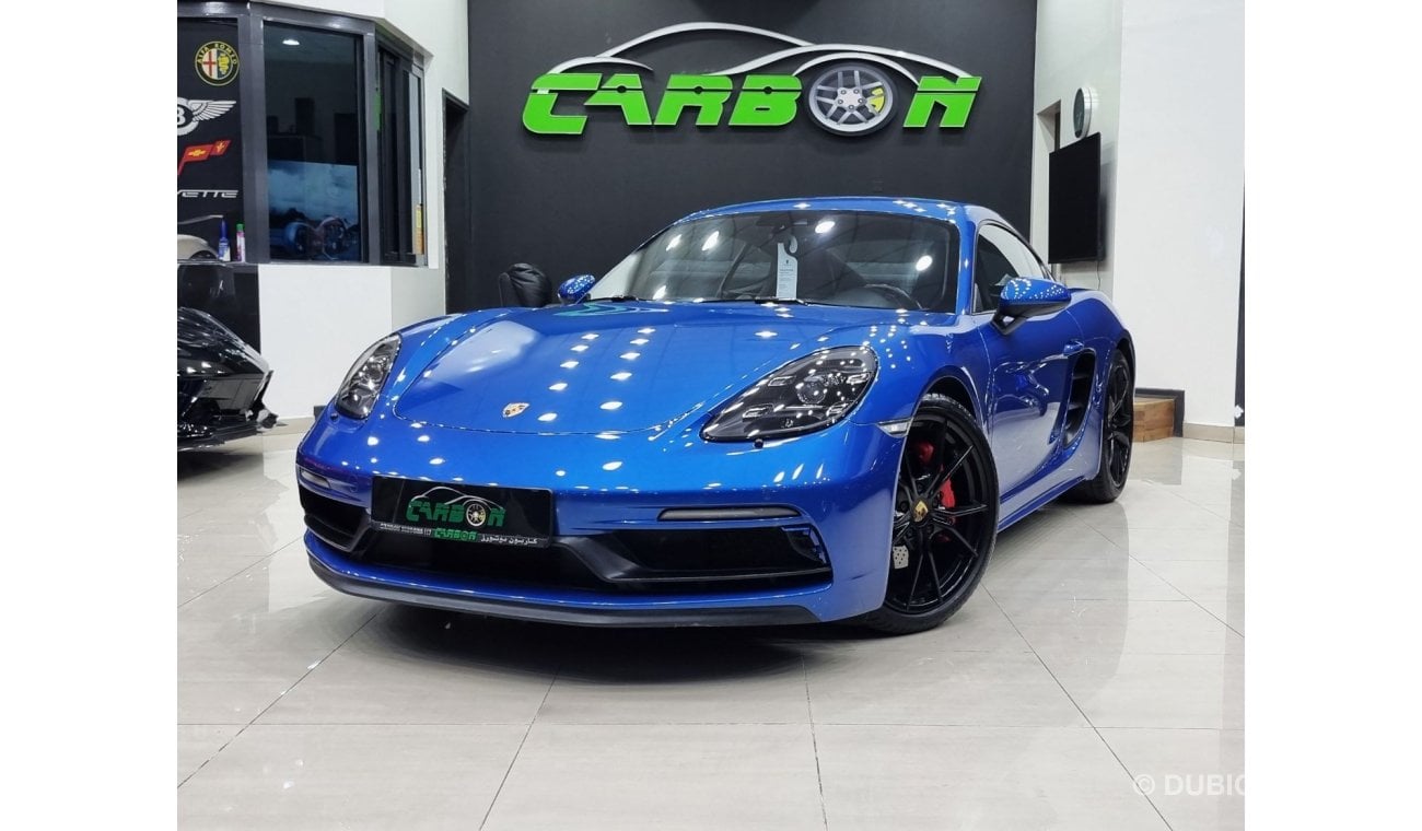 بورش كايمان 718 GTS 2.5L PORSCHE 718 CAYMAN GTS 2018 GCC FULL SERVICE HISTORY FROM PORSCHE FOR 275K AED