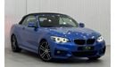 بي أم دبليو 220 M-Sport 2.0L 2018 BMW 220i M-Sport Convertible, Warranty, Full Service History, Low Kms, GCC