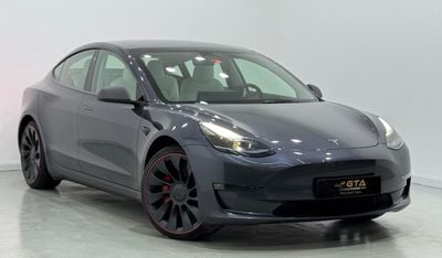 Tesla Model 3 Performance 2023 Tesla Model 3 Performance, Oct 2026 Tesla Warranty, Full Options, Low Kms, GCC