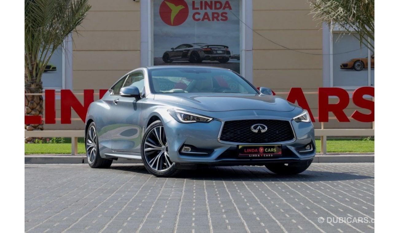 Infiniti Q60 Premium Infiniti Q60 2018 GCC (LOWEST MILEAGE) under Warranty with Flexible Down-Payment.