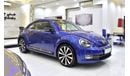 Volkswagen Beetle EXCELLENT DEAL for our Volkswagen Beetle ( 2015 Model ) in Blue Color GCC Specs