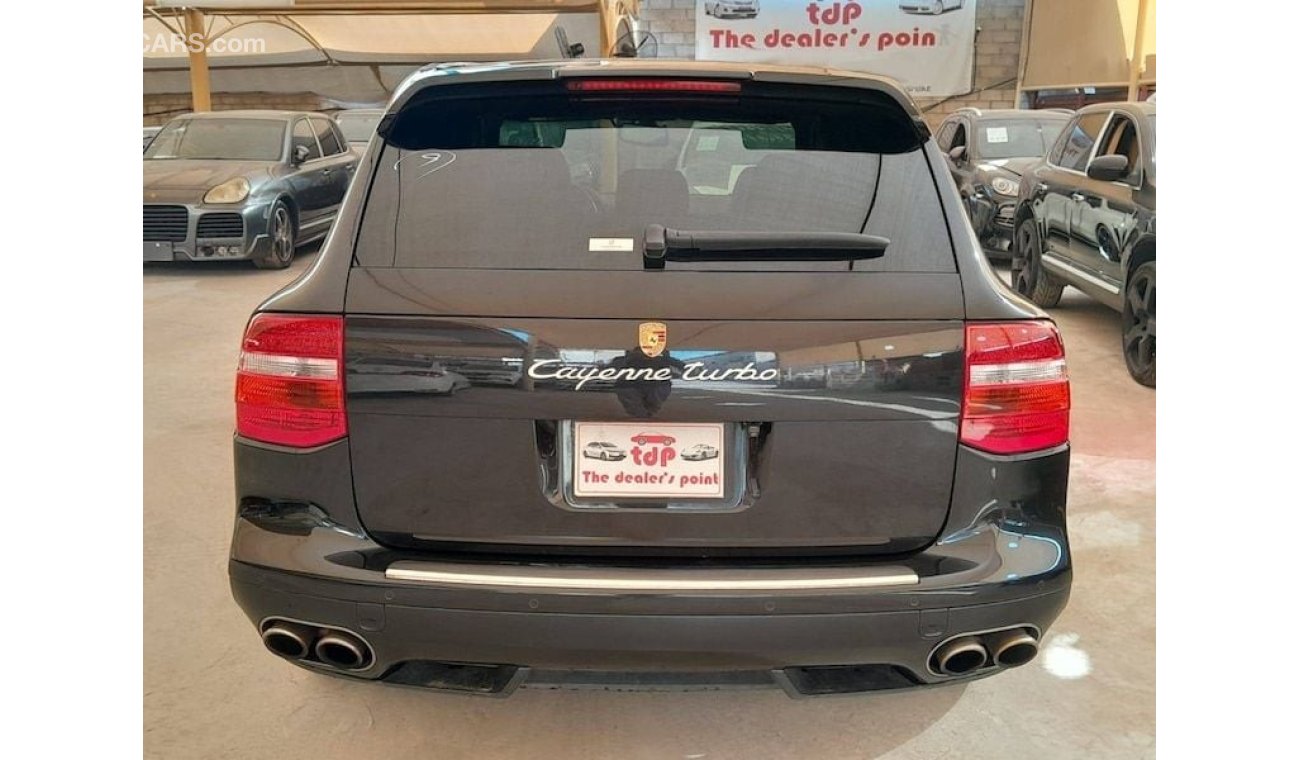 بورش كايان PORSCHE CAYENNE TURBO 4.8L 2008 WITH ELECTRIC LEATHER SEATS, T.V NAVIGATION AND MUCH MORE...