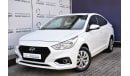 Hyundai Accent AED 589 PM | 1.6L GL SMART GCC DEALER WARRANTY