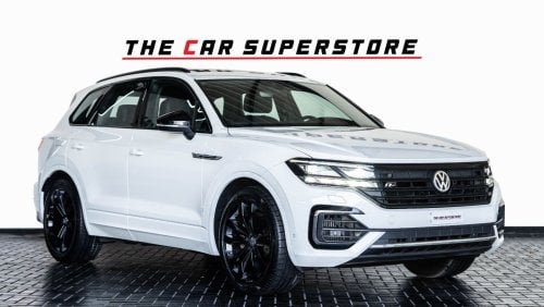 فولكس واجن طوارق R-Line 3.0L 4WD 2019 - VOLKSWAGEN TOUAREG R LINE - GCC - SERVICE HISTORY FULL WITH AL NABOODA - 1 YE