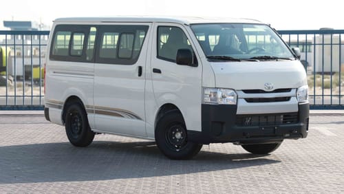 تويوتا هاياس 2024 Toyota Hiace 2.5 15str Standard Roof - أبيض من الداخل رمادي داكن | للتصدير فقط