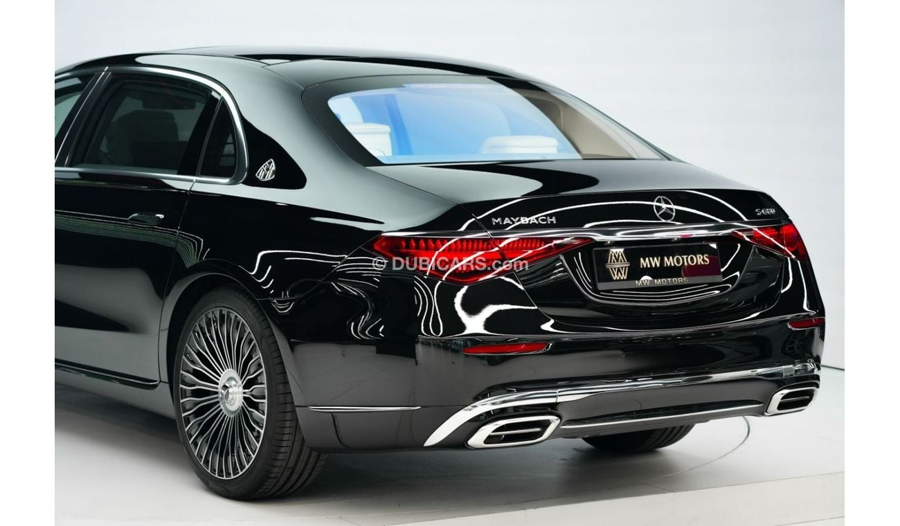 مرسيدس بنز S680 Maybach Mercedes-Maybach S 680 | 2025 GCC 0km | Agency Warranty | Crystal White Interior