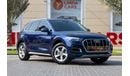 أودي Q5 45 TFSI Quattro 2.0L Audi Q5 45TFSI Quattro 2022 GCC under Agency Warranty and Service Contract with