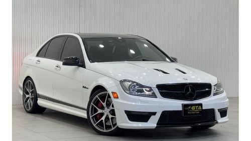 مرسيدس بنز C 63 AMG Edition 507 6.2L 2014 Mercedes-Benz C63 AMG 507 Edition, Service History, Excellent Condition, Ameri