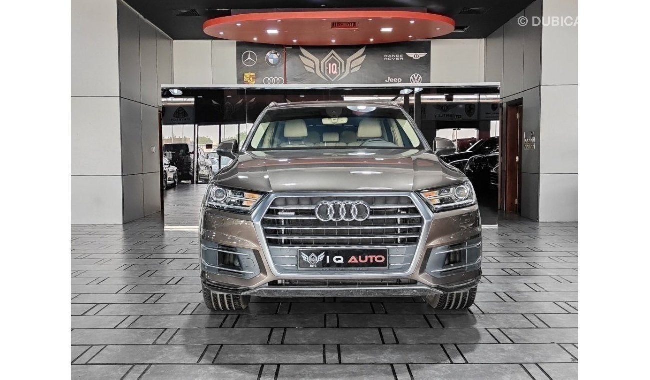 Audi Q7 AED 2,200 P.M | 2016 AUDI Q7 45 TFSI QUATTRO 3.0 L | 7 SEATS | GCC | 333 HP | PANORAMIC VIEW