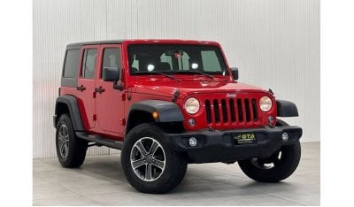 جيب رانجلر 2017 Jeep Wrangler Unlimited Sport, Warranty, Service History, Low Kms, GCC Specs