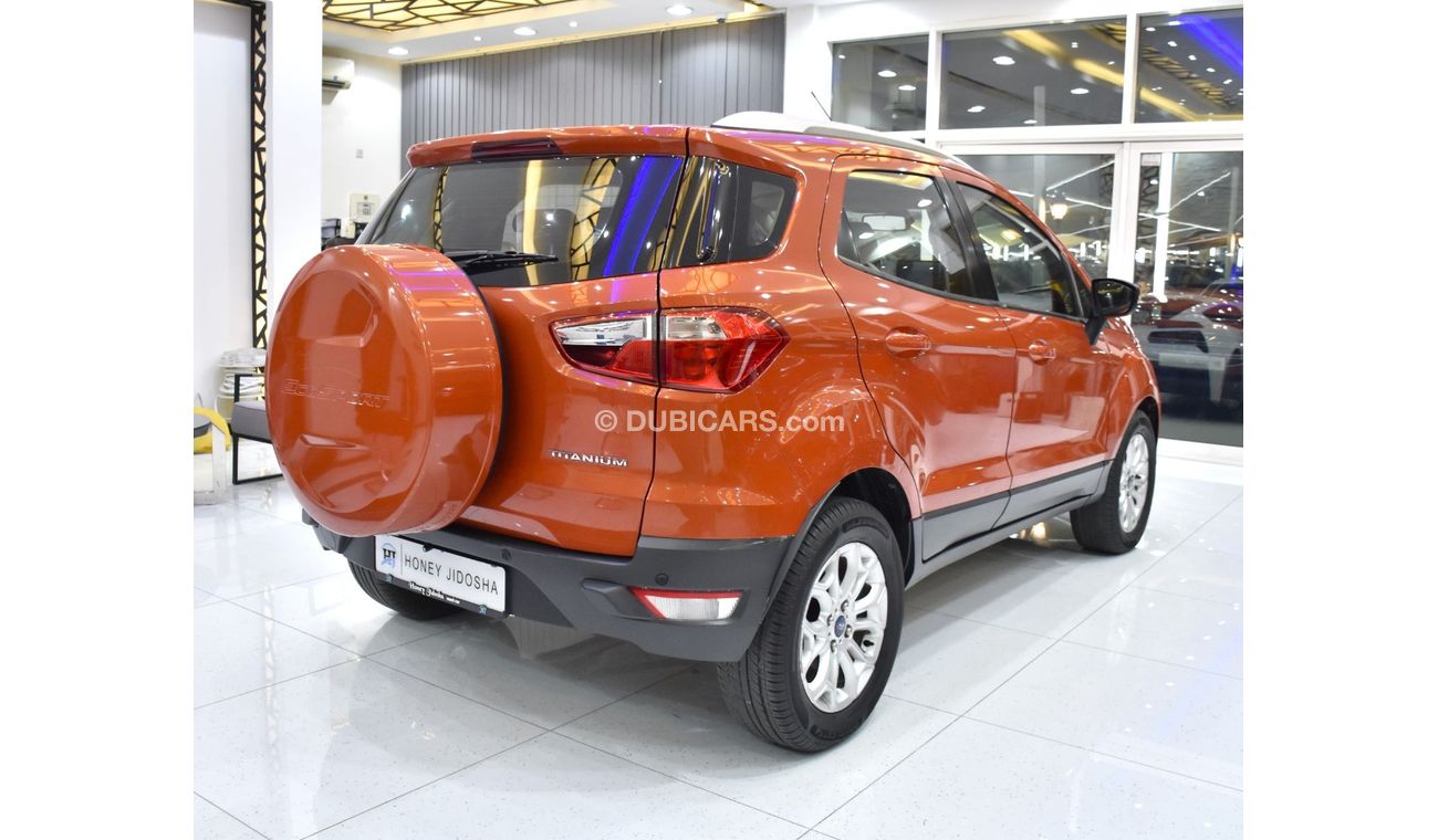 Ford EcoSport EXCELLENT DEAL for our Ford EcoSport Titanium ( 2016 Model ) in Orange Color GCC Specs