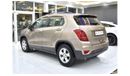 Chevrolet Trax EXCELLENT DEAL for our Chevrolet Trax LT ( 2019 Model ) in Beige Color GCC Specs