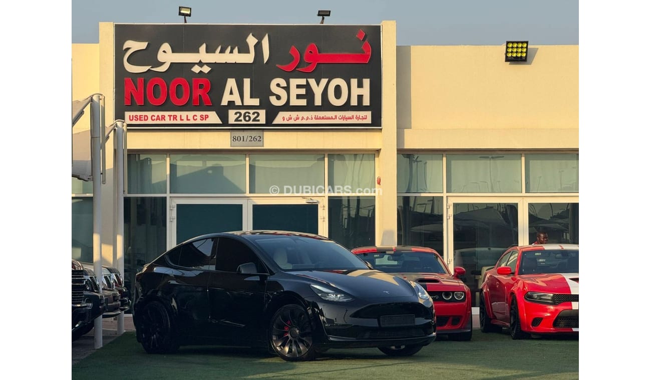 تسلا موديل Y TESLA MODEL Y  PERFORMANCE GCC 2024 SERVICE HISTORY UNDER WARRANTY