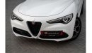 Alfa Romeo Stelvio Veloce | 3,525 P.M  | 0% Downpayment | Under Warranty!