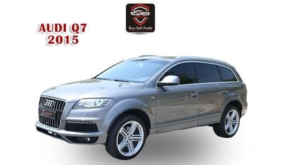 أودي Q7 0% DP  - FSH - AUDI Q7 S-LINE 3.0SC 2015 - FIRST OWNER - WELL MAINTAINED - GCC