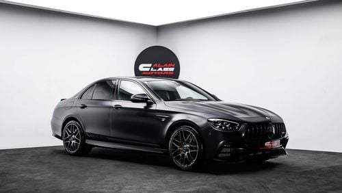 مرسيدس بنز E 63S AMG 2023 - Euro Specs - Under Third-Party Warranty and Service Contract