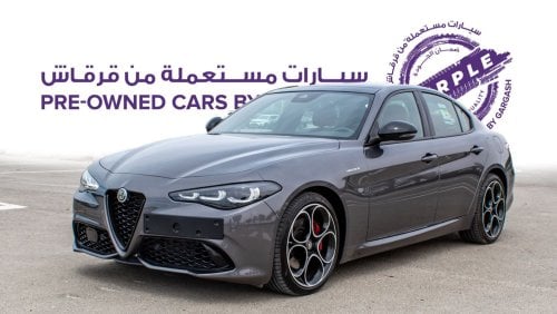 ألفا روميو جوليا GIULIA VELOCE MCA | 2024 | WARRANTY/ SERVICE FROM GARGASH