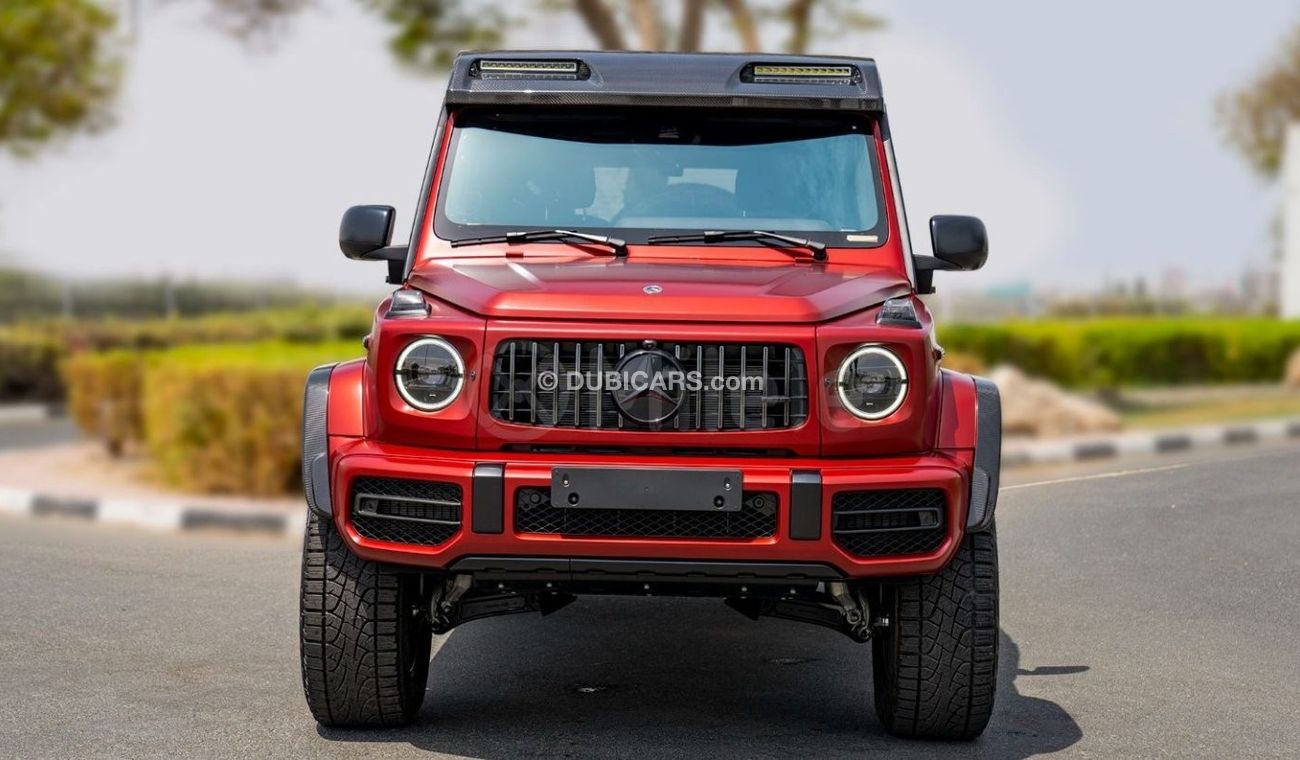 مرسيدس بنز G 63 AMG 4X4² MAGNO RED MARVEL WITH AMG NIGHT PACKAGE II, BURMESTER SURROUND SYSTEM