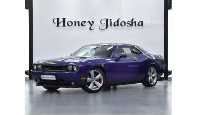 Dodge Challenger EXCELLENT DEAL for our Dodge Challenger SRT8 6.1 HEMI ( 2010 Model ) in Purple / Violet Color GCC Sp