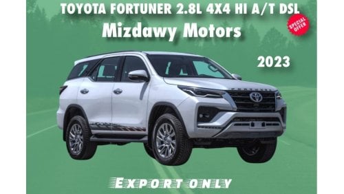 Toyota Fortuner TOYOTA FORTUNER 2.8L 4X4 HI A/T DSL (EXPORT ONLY)