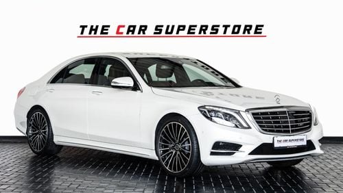 مرسيدس بنز S 400 AMG 3.5L 2014-MERCEDES BENZ S 400 AMG LINE-GCC- SERVICE HISTORY FULL WITH GARGASH-1 YEAR WARRANTY