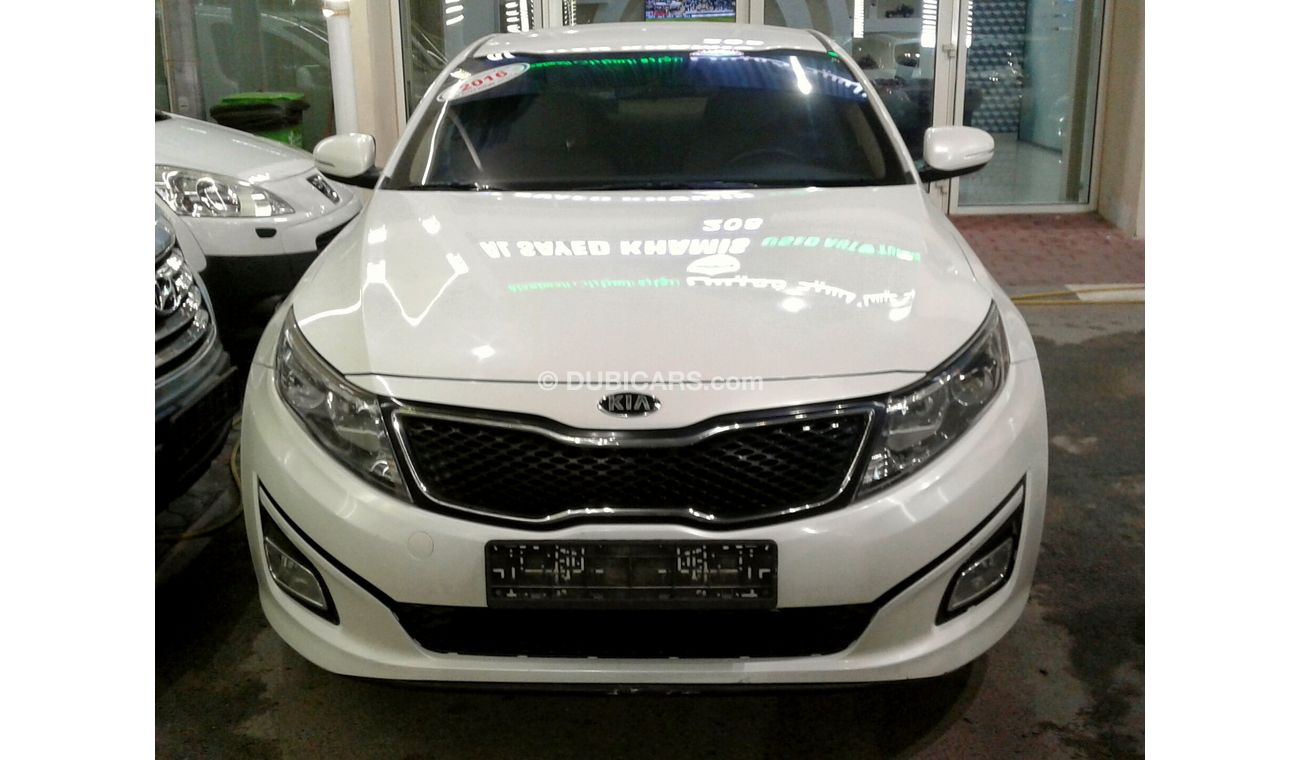 Kia Optima WHITE 2016 GCC NO PAIN NO ACCIDENT PERFECT