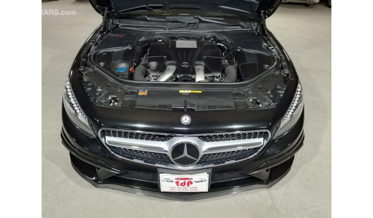 مرسيدس بنز S 550 كوبيه MERCEDES S CLASS COUPE S550 BLACKBISON WALDAERO KIT 4.7L 2015, BURMESTER SPEAKER, SIX BUTTONS AND MO