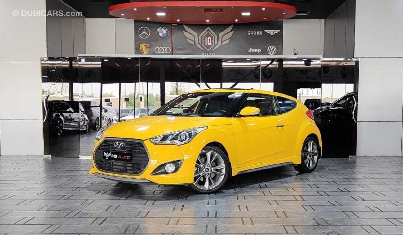 Hyundai Veloster AED 850 P.M | 2016 HYUNDAI VELOSTER TURBO 1.6L | GCC | PANORAMIC ROOF