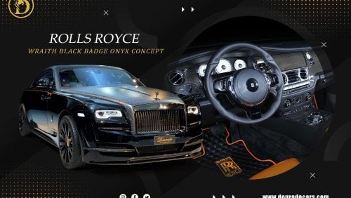 رولز رويس أونيكس Wraith Black Badge | Negotiable Price | 3 Years Warranty + 3 Years Service