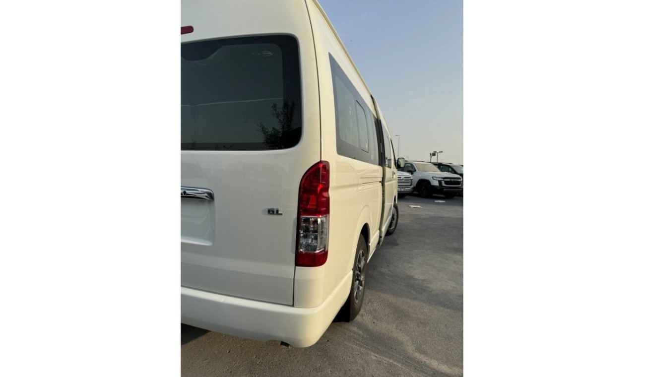 تويوتا هاياس DIESEL,2.5L,HIGH/ROOF,GL,15SEATS,ALLOY WHEELS,OLD SHAPE,MT,2024MY ( FOR EXPORT ONLY)