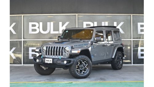 Jeep Wrangler Jeep Wrangler Rubicon 4xe - Original Paint - Sky-Touch Roof - Led lights - Leather Seats - AED 3,052