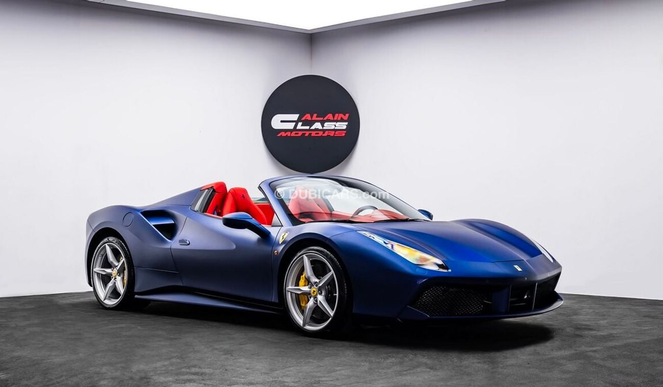 فيراري 488 Spider 2019 - GCC - Under Warranty and Service Contract