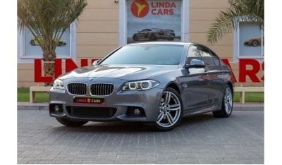 BMW 528i Exclusive M Sport BMW 528i M-Sport 2016 GCC (LOWEST MILEAGE) under Agency Warranty with Flexible Dow