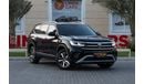 Volkswagen Teramont Comfortline 3.6L Volkswagen Teramont Comfortline 2022 GCC under Agency Warranty with Flexible Down-P