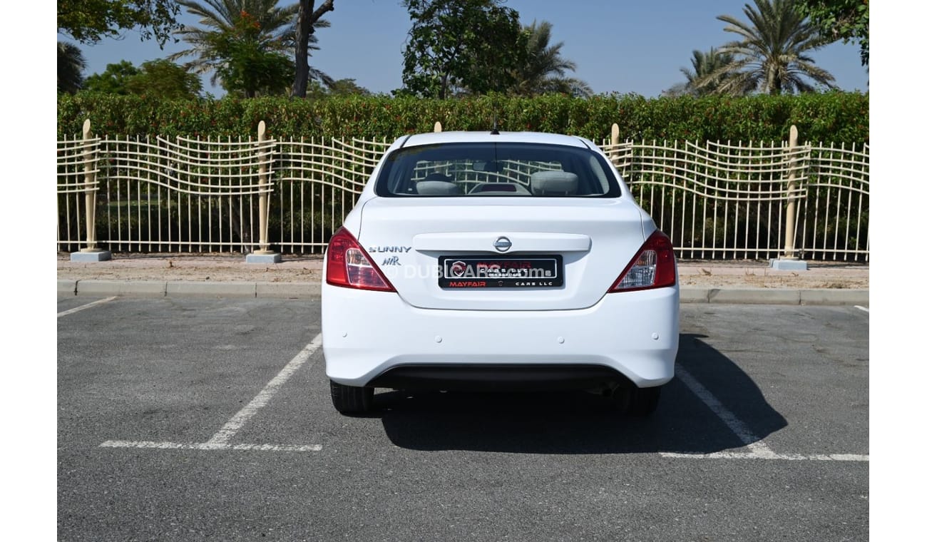 Nissan Sunny 0% DP - GCC - NISSAN SUNNY SV - 1.5L V4 FWD - LOW MILEAGE - FIRST OWNER - WELL MAINTAINED