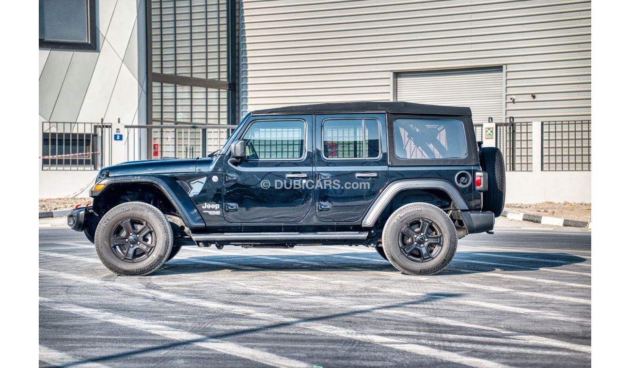 جيب رانجلر AED 1,299 P.M | 2019 JEEP WRANGLER ULTIMATE SPORT | 2.0L 4WD | American Specs