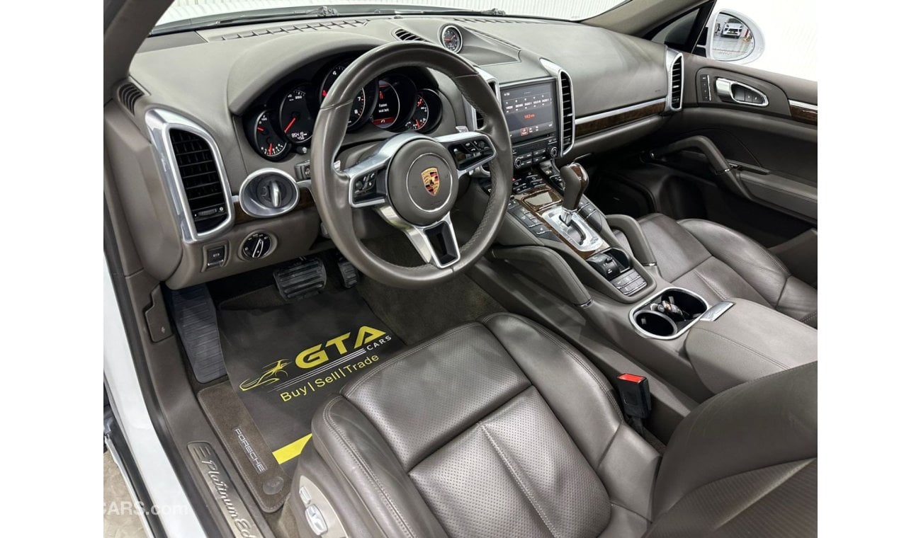 بورش كايان 2018 Porsche Cayenne Platinum Edition, Warranty, Full Service History, Excellent Condition, GCC