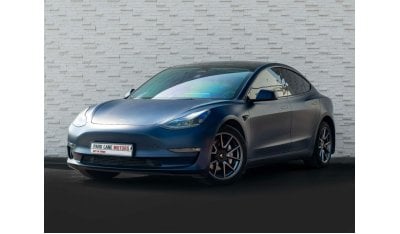 تسلا موديل Y AED 2,437 PM • MODEL 3 LONG RANGE • OFFICIAL TESLA BATTERY AND DRIVE UNIT WARRANTY UNTIL 2031