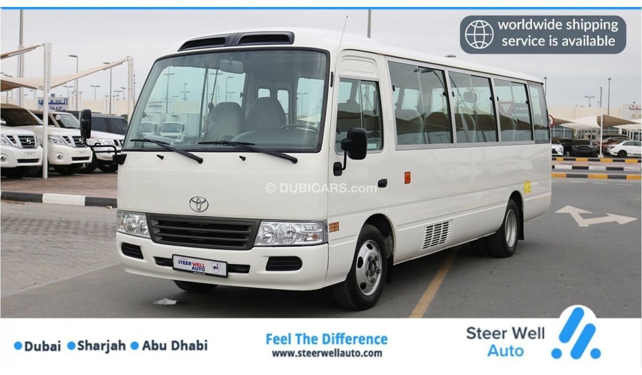 Toyota Coaster 30 SEATER BUS WITH GCC SPECS -EXCELLENT CONDITION