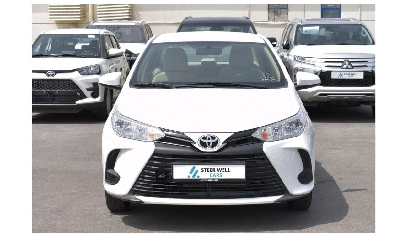 Toyota Yaris E S/D 1.5 E PETROL A/T FABRIC SEATS SEDAN WITH GCC SPECS EXPORT ONLY